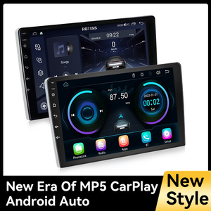 วิทยุติดรถยนต์จอแยกส่วน 9 10 นิ้ว เครื่องเล่นมัลติมีเดีย MP5 2 Din ระบบแอนดรอยด์ รองรับ Wireless Carplay ระบบนำทาง GPS อัตโนมัติ หน้าจอสัมผัส IPS AI - Product Image 1