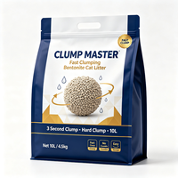 Sac en plastique résistant aux perforations pour litière pour chat, impression couleur personnalisée, résistant à l'humidité, pour le stockage de sable pour chat, directement de l'usine.