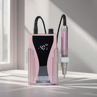 Machine à ongles professionnelle portable rechargeable sans balais 40000 tr/min 60W, équipement de salon de manucure, machine à vernis gel