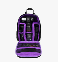 Sac pour appareil photo DSLR SLR Petit sac à dos pour appareil photo Convient aux sacs à dos antivol pour ordinateur portable 13 pouces avec housse de pluie Support de trépied