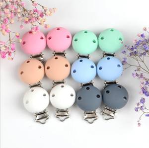 <span class=keywords><strong>Attache</strong></span>-sucette en silicone coloré pour bébé, design mignon, <span class=keywords><strong>personnalisable</strong></span>, vente chaude - Product Image 4