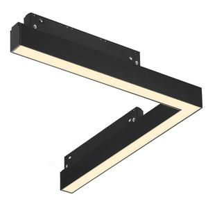 PNY Vente à Chaud DC48V Rail Magnétique Projecteur Encastré Intérieur 16W Piste Magnétique Lumières Linéaire Aimant Piste Coin Éclairage - Product Image 3