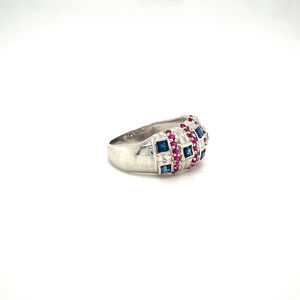 Joyería fina, piedra preciosa de zafiro, joyería de plata de ley personalizada, anillo de piedra preciosa de zafiro azul, anillo de compromiso de piedra natal para mujer - Product Image 4