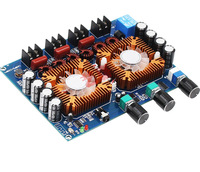 Amplificateur de puissance numérique 2.1 canaux Yxw Xh-A128 Tda7498e avec Bluetooth 160w*2+220w Haute performance