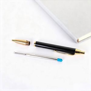 Promotional Luxury Metal Ballpoint <b>Pen</b> Custom Logo Slim Signature Design Personalized Engraving Custom Brand Black/Red/Blue Ink - Product Image 4