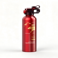 Extincteur en aluminium 0,5A 8B E 5F sans manomètre, température de fonctionnement 0-55 degrés, pour usage domestique, automobile et situations d'urgence incendie