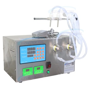 Máquina de Llenado de Botellas de Líquido Digital Eléctrica con Bomba Magnética de Doble Cabezal para Bebidas, Perfumes, Agua, Jugos y Aceites Esenciales - Product Image 3