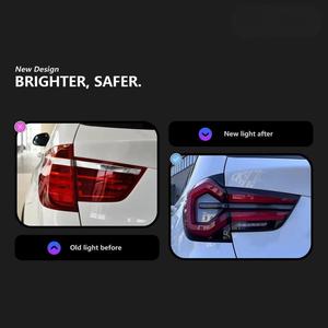Specially Used 10-17 for X3 F25 Rear Taillight Assembly 12V New Modified LED Red Lens <b>Inspired</b> Running Water Horse 25 X3 LED - Product Image 3