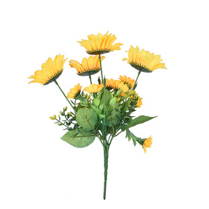 DREA différents modèles de fleurs artificielles de tournesol en soie bon marché <span class=keywords><strong>pour</strong></span> la décoration de la maison et du <span class=keywords><strong>mariage</strong></span> - Product Image 6