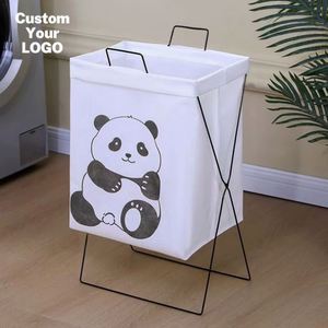 Cesto Plegable para Ropa Sucia, de Acero al Carbono, Portátil, con Ruedas, para Almacenamiento de Ropa - Product Image 1