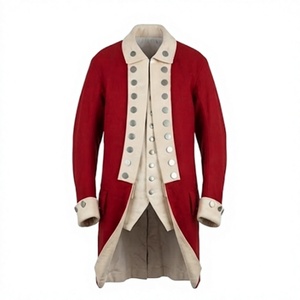 Manteau long en laine mélangée de style continental pour homme, idéal pour les costumes et les spectacles - Product Image 1