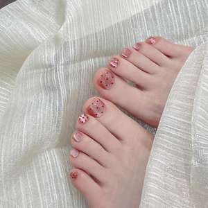 Diseños <span class=keywords><strong>de</strong></span> clavadoras profesionales Prensa <span class=keywords><strong>en</strong></span> las <span class=keywords><strong>uñas</strong></span> del pie 10 piezas Hecho a mano Macaron Acrílico <span class=keywords><strong>Uñas</strong></span> para la venta - Product Image 5