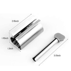Metalen Buis Rollende Tandpasta Squeezer Badkamer Accessoires Roestvrij Staal 304 Tandpasta Dispenser - Product Image 6