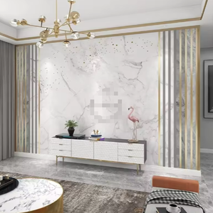 Fondo de <span class=keywords><strong>TV</strong></span> de lujo Papier Peint Marbre para decoración de pared de sala de dibujo - Product Image 4