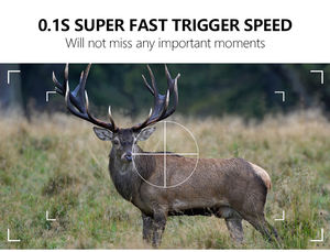 Caméra de jeu connectée Wi-Fi Vitesse de réponse 0.25s Caméra d'<span class=keywords><strong>observation</strong></span> d'<span class=keywords><strong>animaux</strong></span> étanche IP67 jusqu'à 512 Go de stockage 32MP 4K - Product Image 3