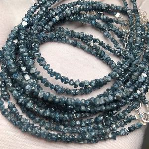 Meihan Groothandel Natuurlijke Blauwe Diamant Originele Rotsen Losse Kralen Edelsteen Armbanden En 925 Zilveren Ontwerp Trending Producten - Product Image 2