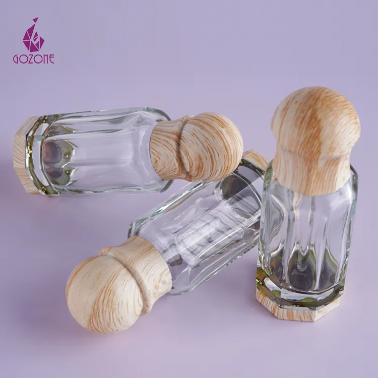 Pequeno belo óleo essencial 3 ml 12ml perfume atártaro vazio garrafas de vidro
