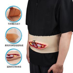 หุ่นจำลองฝึกผ่าตัดช่องท้องแบบใหม่ ปี 2025 สำหรับการเรียนการสอนทางการแพทย์ การจำลองสถานการณ์ฉุกเฉิน ขนาดเท่าคนจริง ทำจากวัสดุซิลิโคน/พีวีซี - Product Image 2