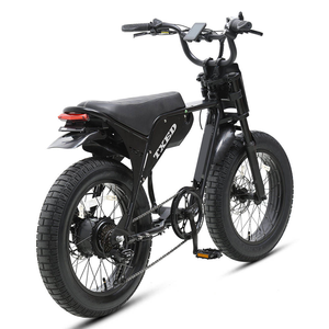 Oferta Especial: Bicicleta Eléctrica de 7 Velocidades con Frenos de Disco Mecánicos, Batería de Litio de 48V 15AH, Cuadro de Acero de 20 Pulgadas y Neumáticos Anchos, Estilo Motocicleta - Product Image 2