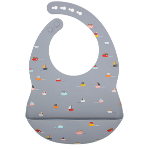 Diskon besar-besaran Bib mangkuk silikon Bib bayi kustom Bib pelangi - Product Image 4