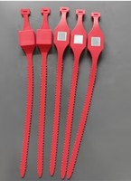 Mini-étiquette de carte de membre RFID étanche avec capteur, portée de 500 cm, communication UHF en silicone pour hôtels, cartes professionnelles et paiements