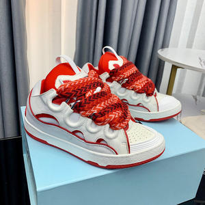 <span class=keywords><strong>Zapatillas</strong></span> Deportivas de Diseñador con Cordones Lanvin para <span class=keywords><strong>Hombre</strong></span> y Mujer, Estilos Casuales de Moda, Forro de Malla, Cómodas para Caminar y Aumentar la Estatura - Product Image 1