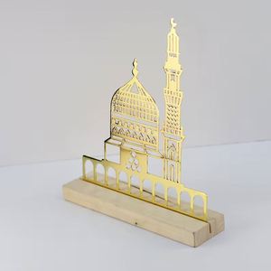 Islamische Metall-Tischdekoration Al Aqsa Kaaba Al-Haram & Masjid An-Nabawi Tischdeko - Product Image 3