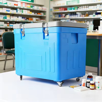 Glacière médicale en mousse haute densité facile à nettoyer, idéale pour le camping en extérieur, le transport d'échantillons sanguins et la conservation des aliments