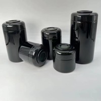 Pot en verre violet foncé naturel de 50 ml, 200 ml, 250 ml, anti-odeur, pour compléments alimentaires, bouteille pour bonbons gélifiés, fleurs séchées avec bouchon en bakélite