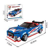 WOMA TOYS C0321 Factory Moc Car Toy Model Assembly Brick Car Building Block Sets Kit For Kids Child