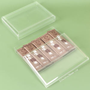 Boîte à <span class=keywords><strong>chocolat</strong></span> en plastique personnalisée YUZMEI, boîte à dessert, boîte à bonbons, boîte à truffes, boîte cadeau pour la Saint-Valentin, boîte cadeau pour la fête des mères - Product Image 1