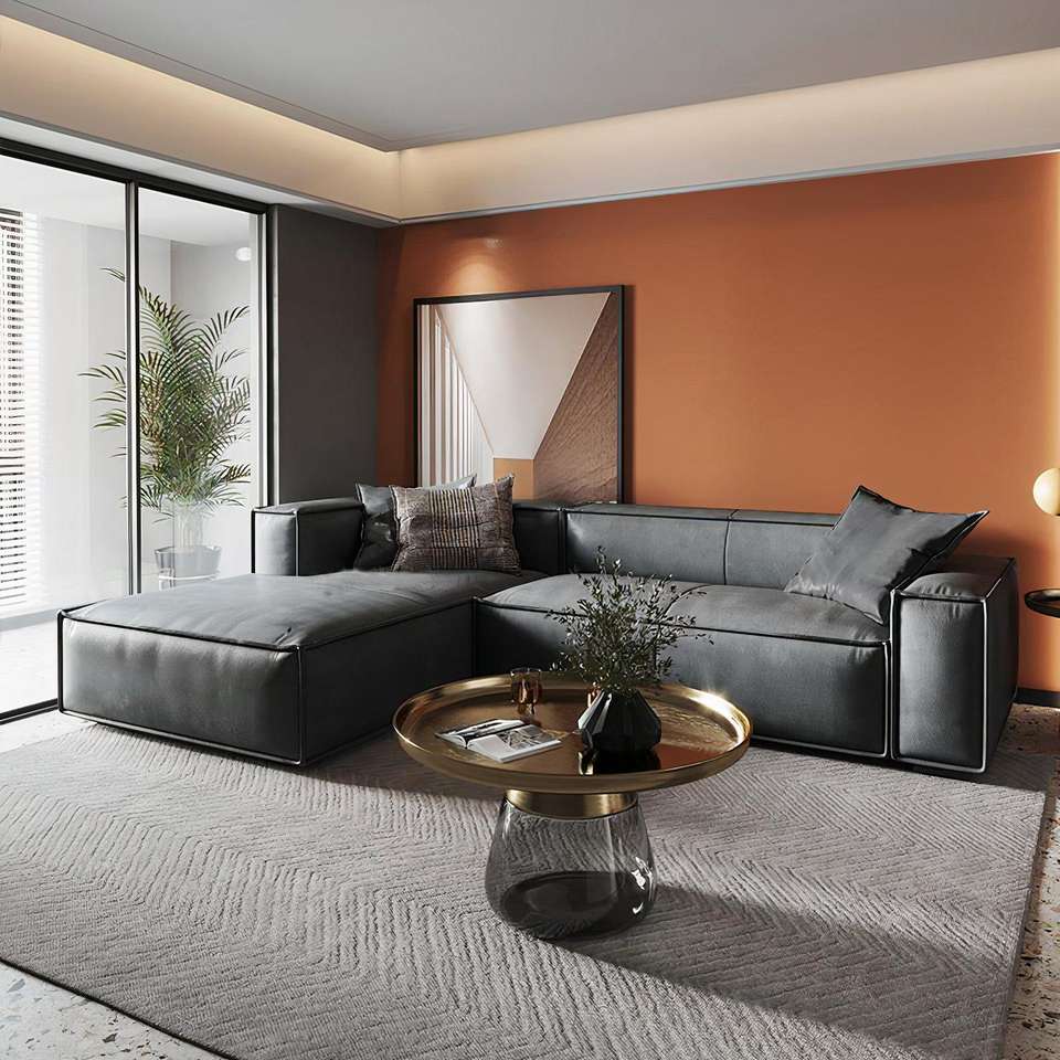 Modern Design Home Furniture Solid Wood Base Sofas For Home Luxury Living Room Sofas