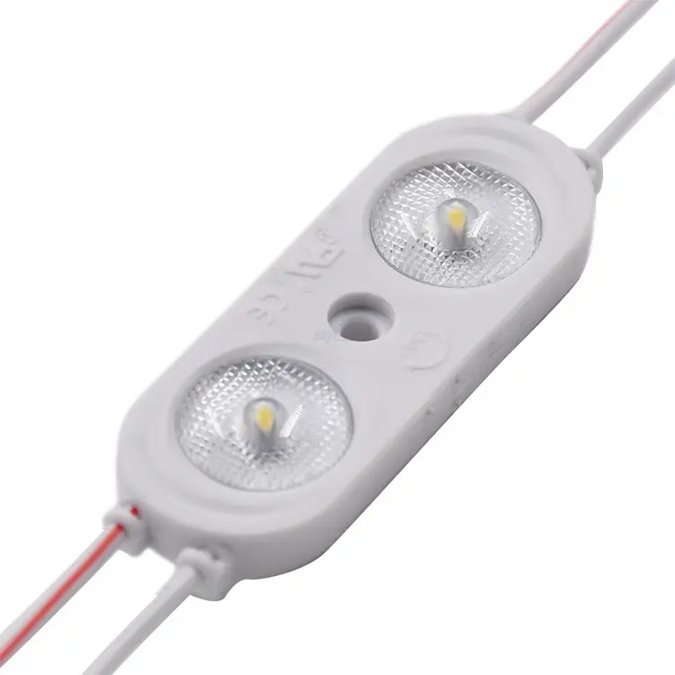 Nouveau module led linéaire à 2 lampes à led 2 puces 12V couleur unique rétroéclairage led blanc pour extérieur lightbox lettres illuminées