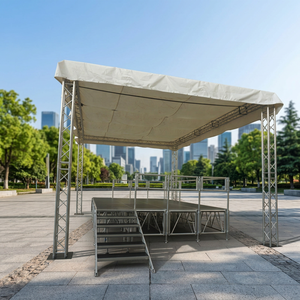 <b>Aluminum</b> Adjustable Height Stage Platform Outdoor Concerts Assembly Stage - Product Image 2