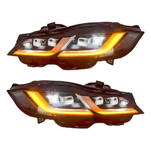 Phares LED pour <span class=keywords><strong>Jaguar</strong></span> XF F-<span class=keywords><strong>PACE</strong></span> 2016-2021, style double <span class=keywords><strong>J</strong></span>, ensemble de phares à LED complets - Product Image 4
