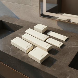 Ensemble d'articles de toilette jetables de luxe personnalisés pour hôtel, ensemble d'articles de toilette de luxe pour hôtel, articles de toilette pour chambre d'hôtel, trousse de toilette - Product Image 1