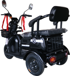รถสามล้อผู้ใหญ่แบบเปิดประทุน มอเตอร์ 500W-800W ความเร็ว 50 กม./ชม. บรรทุกผู้โดยสารได้ 2 คน - Product Image 2