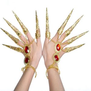 Anillos de Uñas de Lujo para Disfraces de Reina Antigua, 10 Piezas, Joyería de Cosplay, Venta al por Mayor - Product Image 1