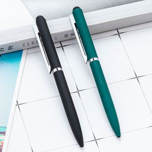 Sports Logo Metal Twist Ballpoint <b>Pen</b> Touch Screen Business Gift Advertising <b>Customised</b> Design Black Ink 1.0mm UV 147mm - Product Image 1