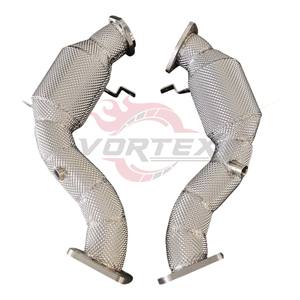 Collecteur d'échappement haute performance en acier inoxydable poli miroir Vortex pour Chevrolet Corvette C8 ZR1 5.5T V8 bi-turbo - Product Image 1