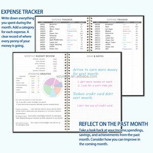 Toptan 2026 özel Spiral planlayıcısı gelir ve gider Tracker Bill organizatör günlük haftalık aylık bütçe kitap - Product Image 3