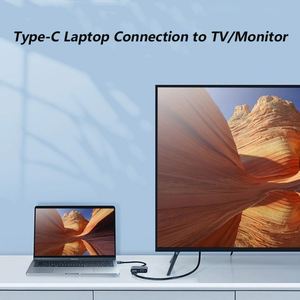 UGREEN Adaptateur Hub USB C Type-C vers HDMI-VGA 2 en 1 avec convertisseur VGA PD 4K-HDMI 1080P - Product Image 3