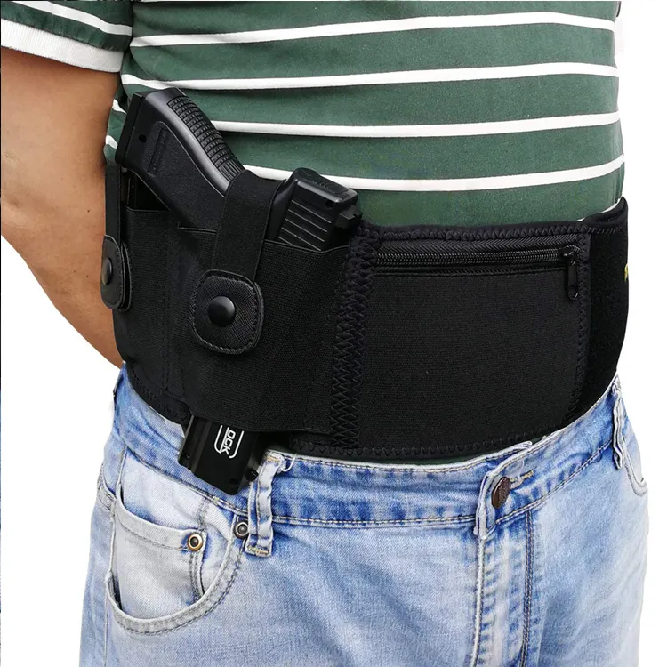 Tactical Gun Belt Holster für Glock 19 Komfortables Ultimate Belly Band Holster für verdecktes Tragen