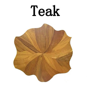 Apolloxy Nouveauté Populaire <span class=keywords><strong>Parquet</strong></span> en Bois d'Ingénierie Multicouche à Motif Feuille de Lotus Quatre Couleurs - Product Image 3