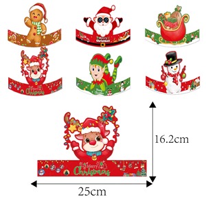 Nouveau chapeau en papier du <span class=keywords><strong>père</strong></span> <span class=keywords><strong>Noël</strong></span> du festival de <span class=keywords><strong>Noël</strong></span> pour les décorations de fête et les accessoires d'habillage - Product Image 4