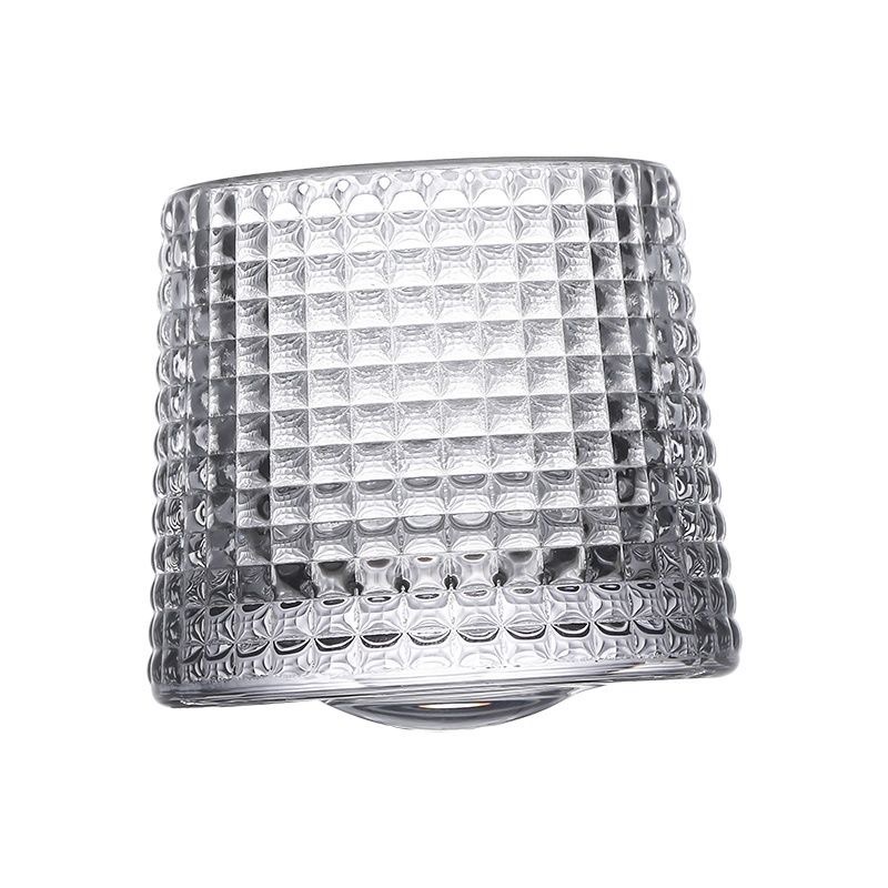 Creative Walnut Coasters Whiskey Glasses Rotatable Tumbler Crystal Glass Cups Drinking Glasses