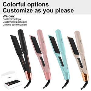 <span class=keywords><strong>Lisseur</strong></span> de cheveux électrique LinkBeauty en titane avec écran LCD, double tension, qualité salon, largeur de 1,75 pouce, idéal pour les voyages, les camping-cars et les hôtels (version espagnole) - Product Image 6