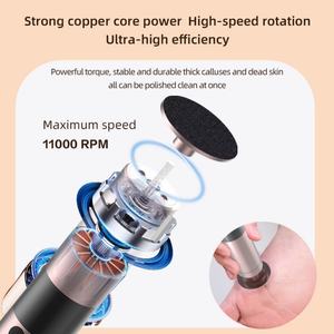 Lima Eléctrica Recargable para Pies, Removedor de Callosidades y Exfoliante de Piel Muerta con Almohadilla de Lija de Repuesto, Herramienta de Pedicura - Product Image 4