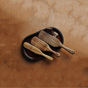 Teak Spatula Set Wooden Salad Mixing Utensils Kitchen <b>Tools</b> For Cooking And Serving - Product Image 4