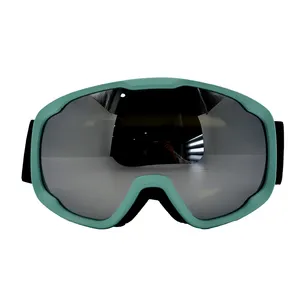 프리미엄 TPU 프레임 아이 스키 고글 더블 렌즈 디자인 맞춤형 로고 스포츠 아이웨어 어린이 렌즈 제작 폴리 카보네이트